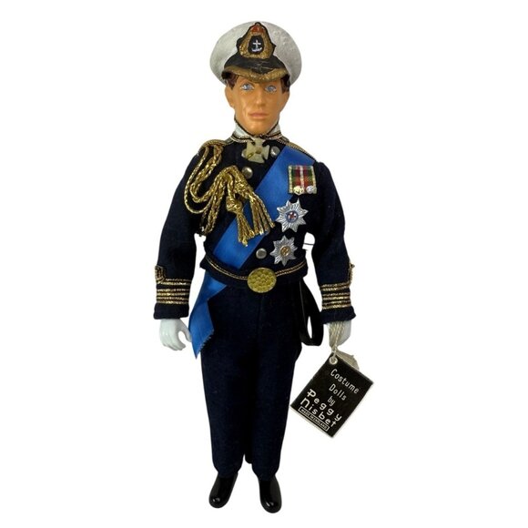 W/ TAG Vintage Peggy Nisbet HRH Prince Charles Wedding Model 8" Costume Doll - Picture 1 of 11